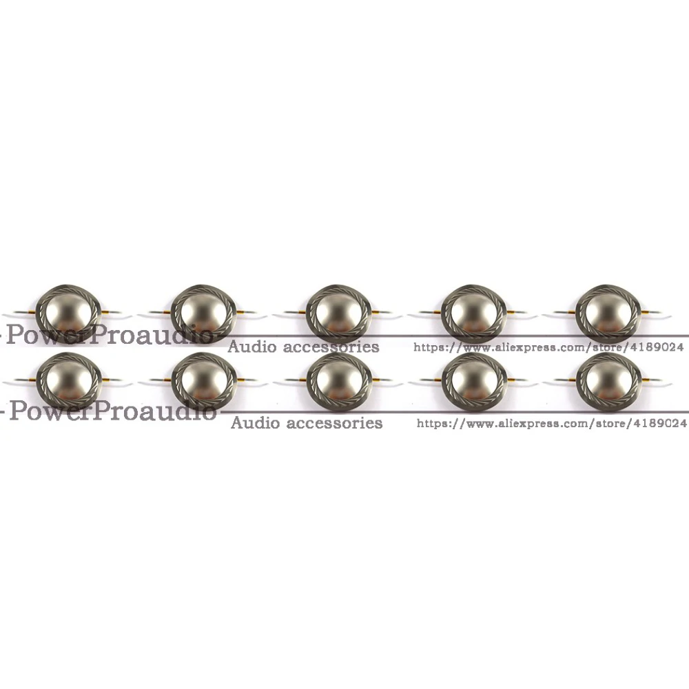 10 pcs /lot 37.5mm High quality Titanium alloy diaphragm 8 ohm Tweeters speaker voice coil | Электроника
