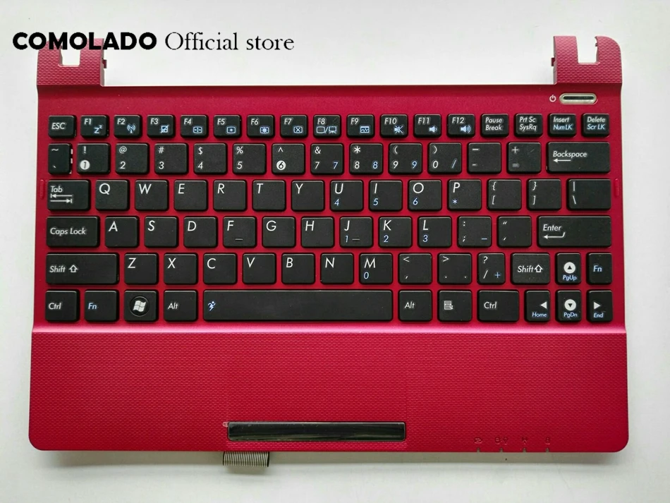 

US English FOR ASUS EPC X101H X101CH X101 With red TOP Topcase Cover keyboard