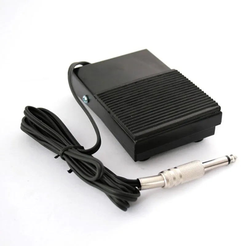 Professional  Square Tattoo Foot Pedal Switch Black Plastic Foot Switch Pedal Controller Tattoo Power Supply Free Shipping (4)