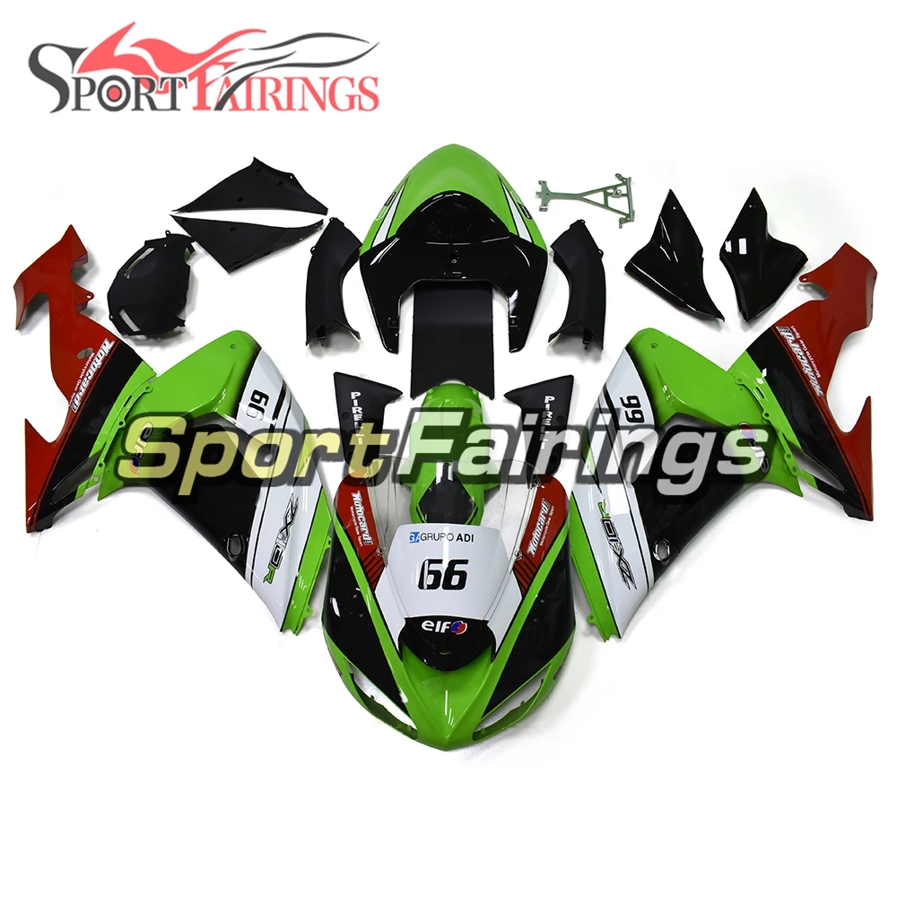 Обтекатели для Kawasaki Ninja ZX-10R 06 07 ZX10R 2006 2007 мотоцикл обтекатель комплект ABS