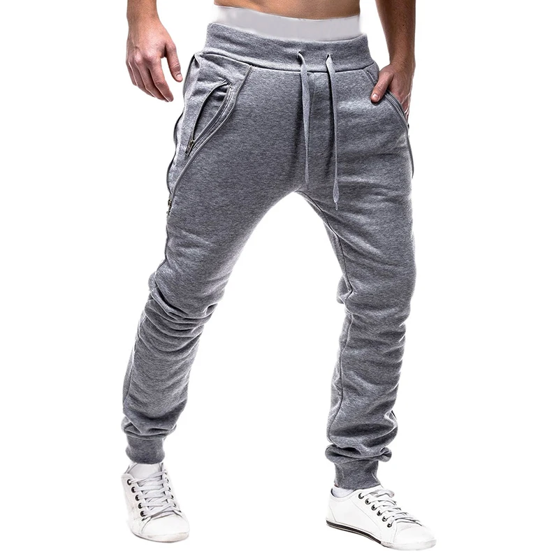 

Brand Male New Fashion 2019 Slim Solid color Men Casual Pants Man Trousers Designer Mens Joggers
