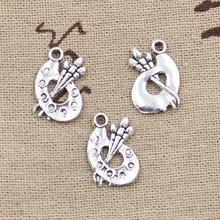 20 шт. очаровательные видео пластины 16x12 мм антикварное изготовление кулон подходит, Винтаж тибетское серебро, DIY ювелирные изделия ручной работы