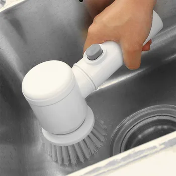 

Handheld Electric Cleaning Brush Scrubber Tool for Bathroom Tile Tub Home Kitchen Washing Supplies Bathroom Gadgets