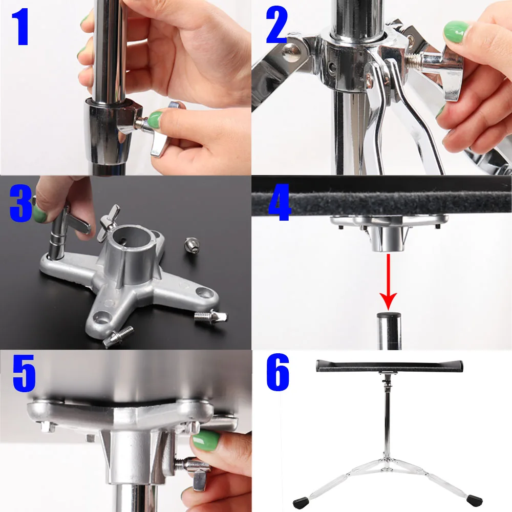 Многофункциональная ударная подставка на трех ножках подставка с подкладом полностью регулируемая ударная подставка аксессуары для шоу и студии