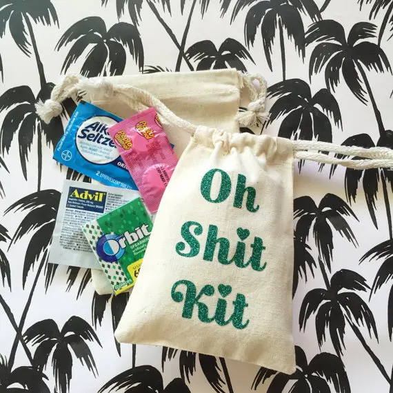 Индивидуальный блеск OH SHIT KIT | Свадебные мусульманские подарочные сумки мешки для