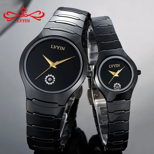 LVYIN Luxury Quartz Men and Women Lover Couple Watches Full Ceramic Waterproof F LVYIN Luxury Quartz Men and Women Lover Couple Watches Full Ceramic Waterproof F