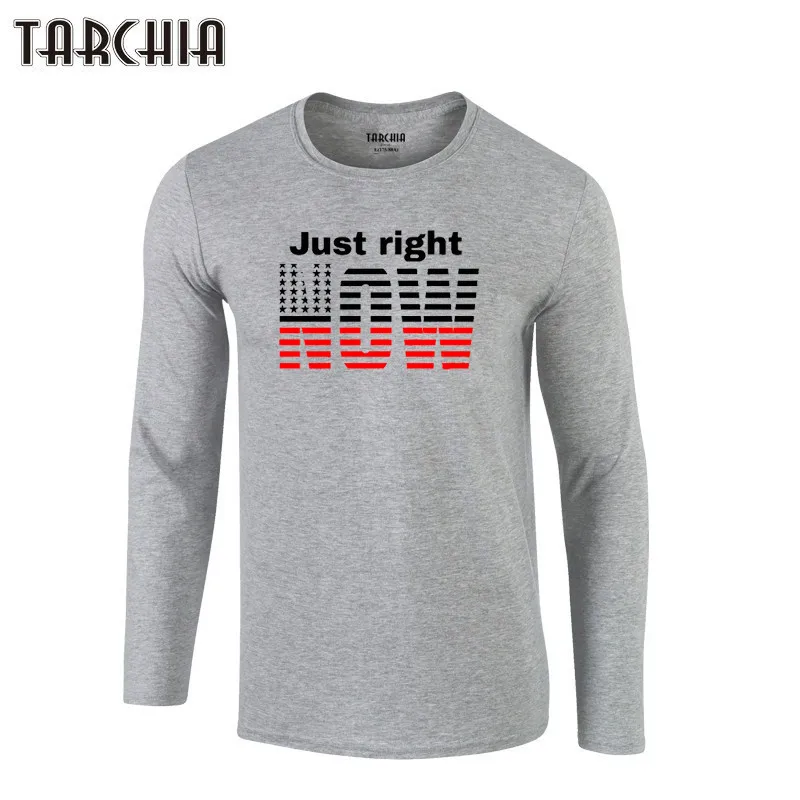 TARCHIA 2021 с длинными рукавами и круглым вырезом принтом футболка футболки просто