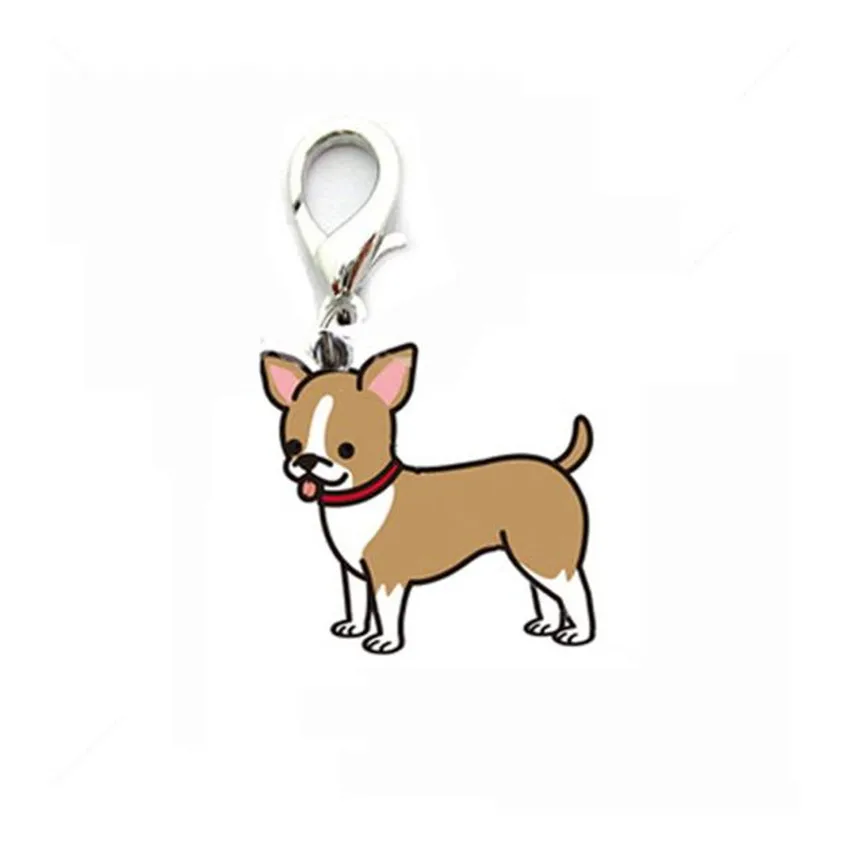 Практичный 2019 новая Dog Tag Диск Pet ID аксессуары из эмали Collar25mm Ожерелье Подвеска