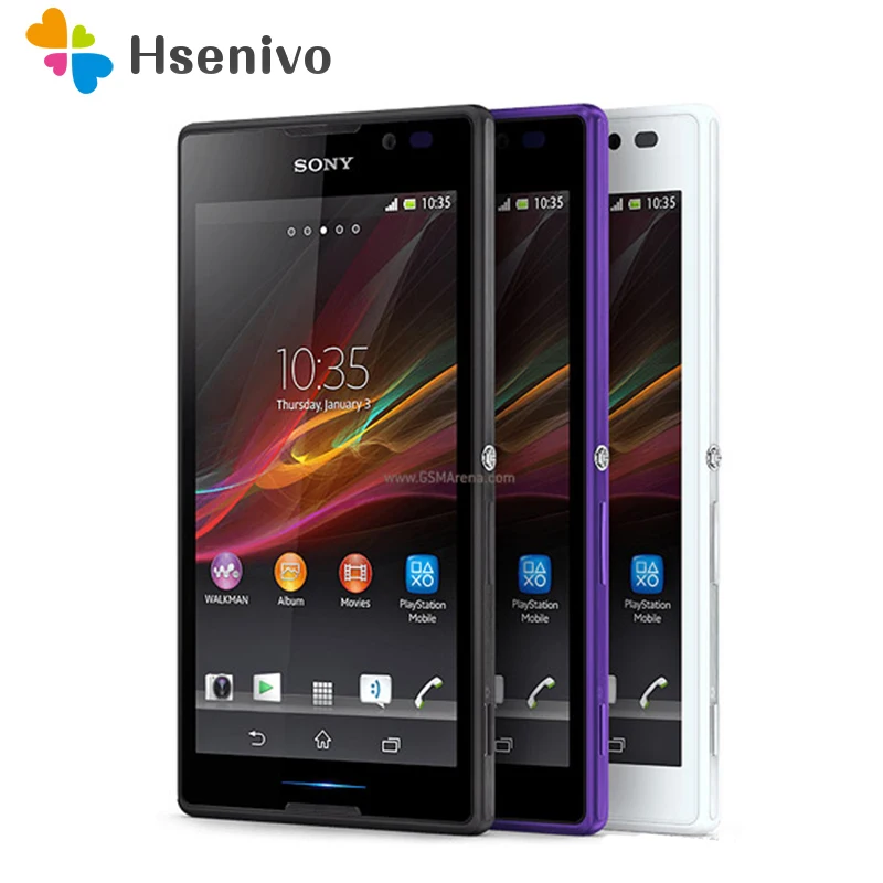 C2305 100% Оригинальный разблокированный Sony Xperia C 1 ГБ ОЗУ 4 Гб ПЗУ 5 0 дюймов