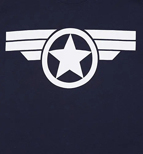 Navy Gaya Komik Captain America Steve 