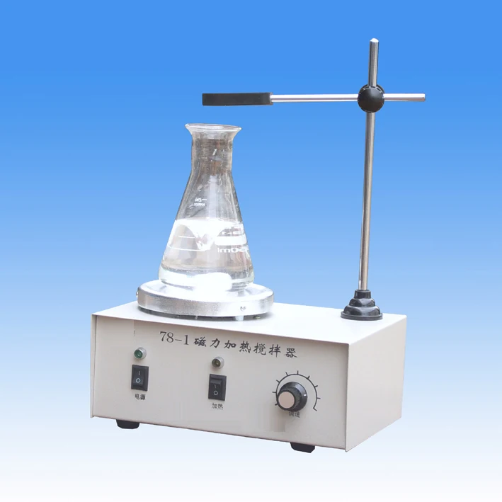78 1 Laboratory Hot Plate Stirrer 1L Volume,02400rpm,No noise