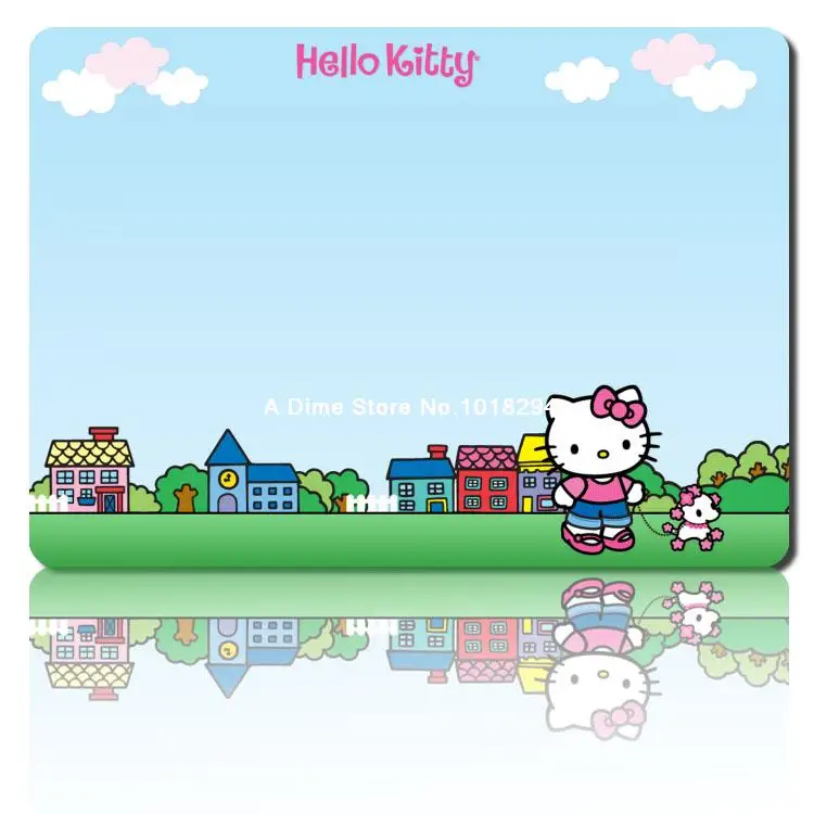 Hello Kitty коврик для мыши погулять коврик для мыши для ноутбука Аниме Коврик для мыши передач Notbook компьютерная игровой коврик для мыши геймер