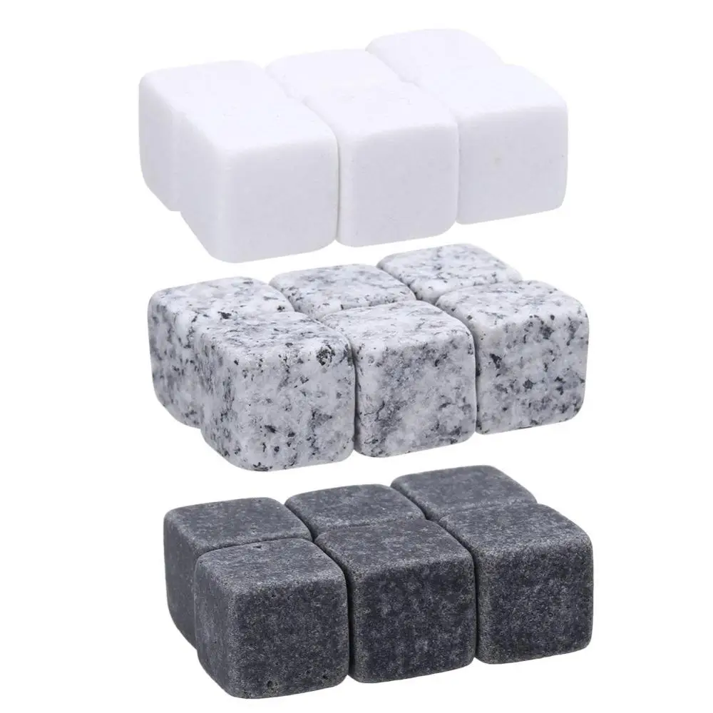 6Pcs/set Wine Ice Stone Whisky Stones Whisky Rock Sipping