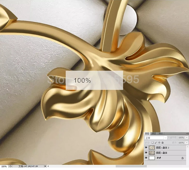 Пользовательские Настенные обои 3D мягкая посылка золотой узор Европейский Стиль Гостиная ТВ фон обои домашний Декор цветок
