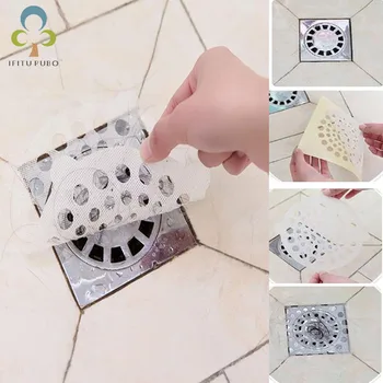 

12/15pcs Floor Drain Cover Plug water filter Hair Catcher Strainer Bathroom One-time Hair Anti-blocking Floor Drain TDJ