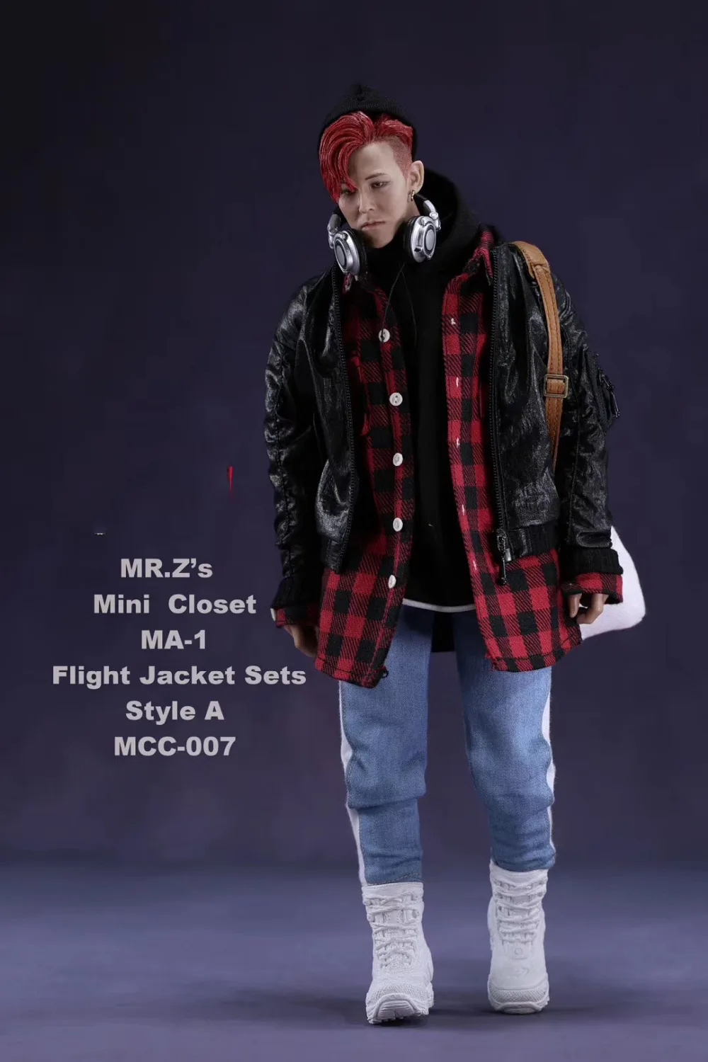 Модный комплект одежды, 1/6 г., MR. Z's Mini Closet MA-1, комплект летной куртки с холщовой сумкой-ведерком, 3 вида стилей для фигуры 12 дюймов