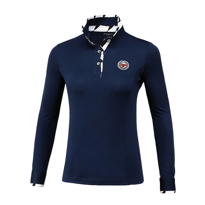 

New Women Golf Shirts Autumn Women Long Sleeve Shirts Breathable Fitness Sport Women Golf Polo Shirts Outdoor Sportswear