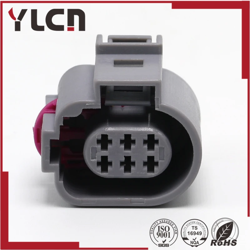 Tyco 6 Pin Female 1 5 мм набор коннектор датчика для VW Audi Skoda 1J0 973 713/1J0973713|female pin connector|female