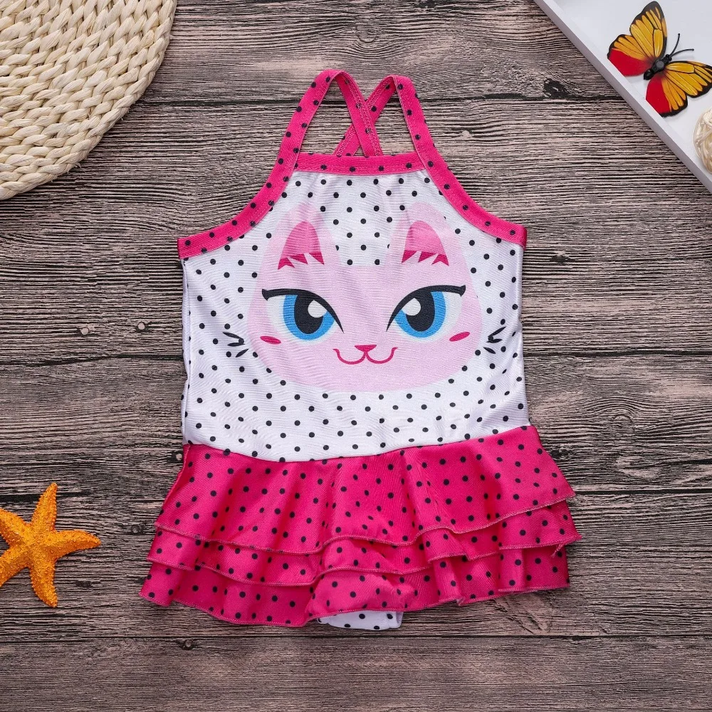 2018 Kids Infant Toddler Romper Dress Baby Bathing Suit Girls Outfits