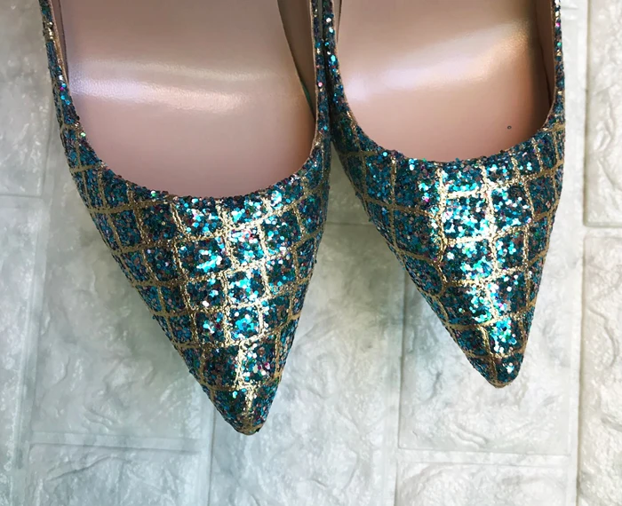Cuir Bout Paillettes De Profonde New Mariage Peu 10cm Mélangée Hauts Talons 12cm 12cm Mode Chaussures Lattice 10cm Femmes Lady En Couleur Tige Stilettos 8cm Pompes Pointu 8cm pzIwH5q