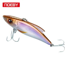 Noeby 1pcs 9cm 33g  Sinking VIB Hard Lures Vibration Crankbati Fishing Wobblers with VMC Treble Hook-8 colors available