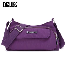 DIZHIGE Brand Fashion Waterproof Nylon Women Bag High Quality Crossbody Bags For Women Solid Zipper Messenger Bags Shoulder Bag
