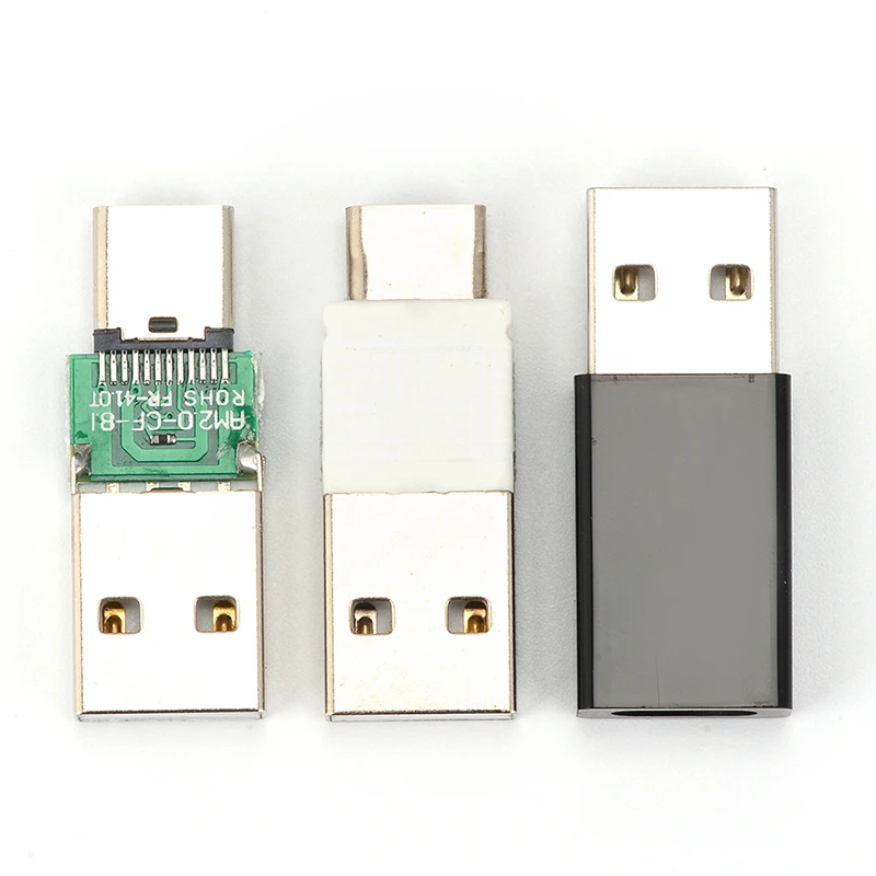 2019 USB3.1 Type-C Female to USB 3.0 Type-A Male Gold Plated USB 3.1 Type C Connector Converter Adapter for Smartphone Black