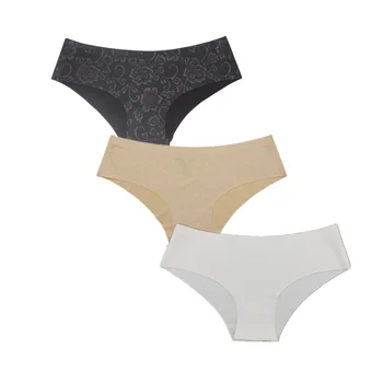 

3 pcs/lot Hot Selling Seamless Underwear Women's Panties Briefs High Quality Ladies Intimates No Line Hipster