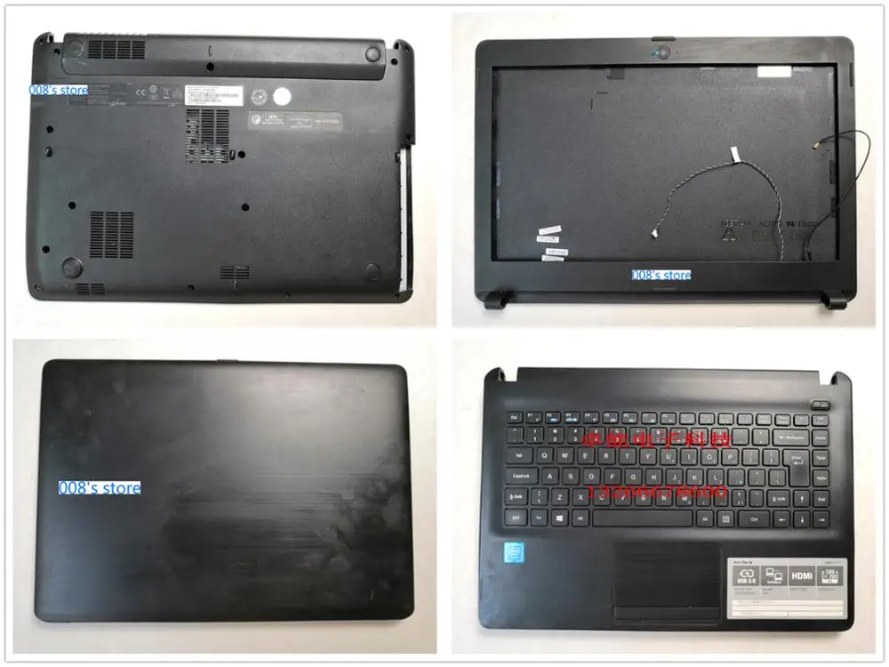 

Cover For Acer One 14 Z1402 Top Back Rear LID/Front Bezel/Palmrest Upper/Bottom Case/Hinges