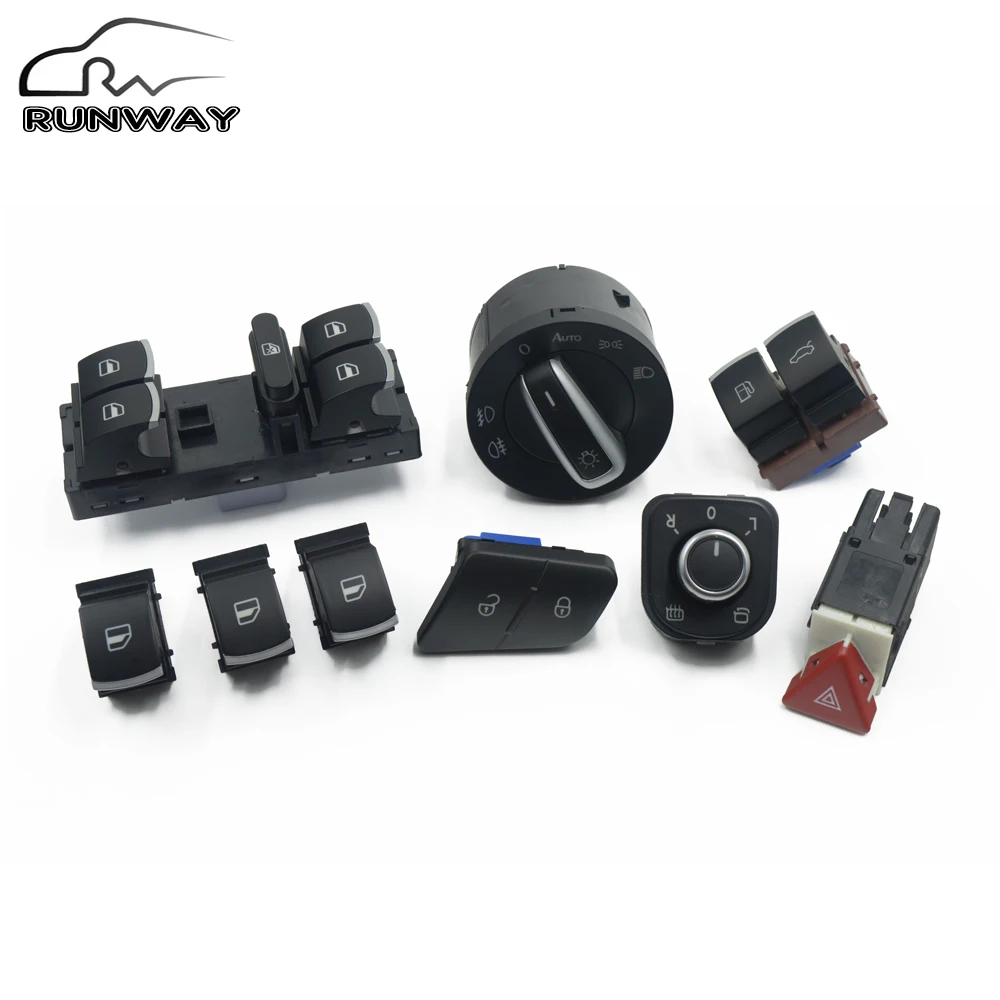 Window Headlight Mirror Tailgate & Fuel Door Control Hazard Warning