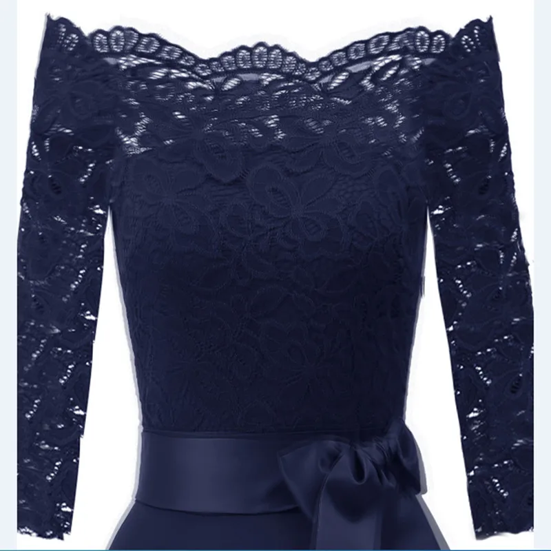 CD1613Z# темно-синие бордовые короткие платья подружки невесты с кружевным бантом и вырезом лодочкой, свадебное платье, платье для выпускного вечера,, женское длинное пальто