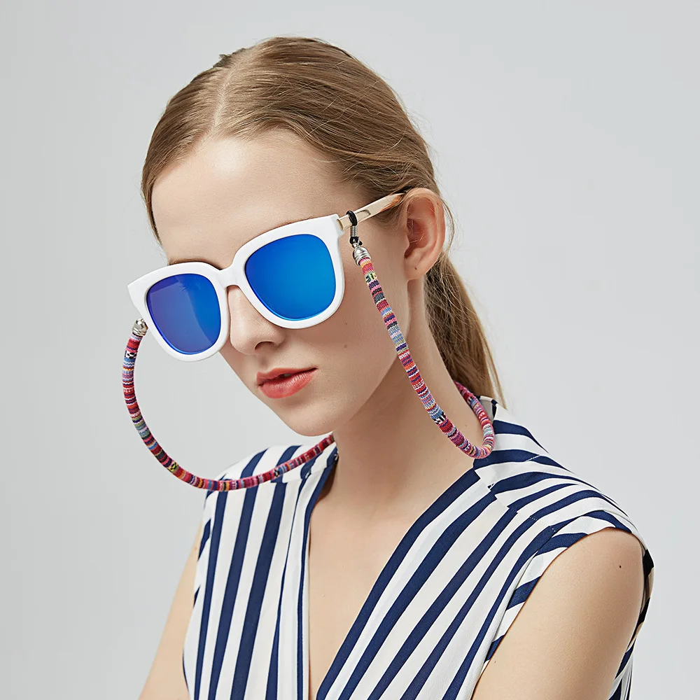

Color coarse Cotton Glasses Rope Glasses With Anti-lost Glasses Chain Eyewear Cord Glasses Neck Strap Eyeglass Holder Band