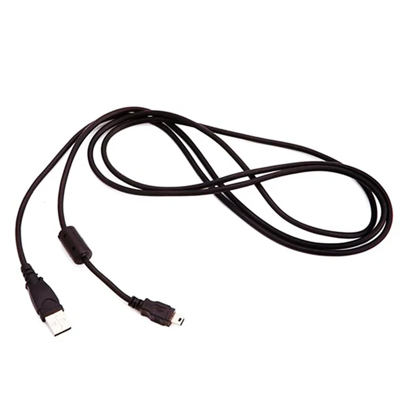 

USB 2.0 Black 5-Pin Data Charger 1.8M Cable for Ps3 Game Wireless Controller Connect Computer Play And Charge
