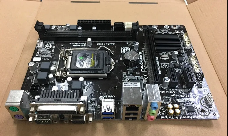 GIGABYTE GA-H81M-DS2 настольная материнская плата H81 Socket LGA 1150 i3 i5 i7 DDR3 16G Micro-ATX оригинальная б/у Материнская плата ПК