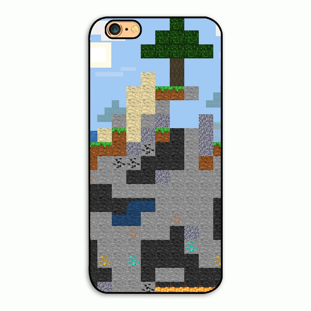 Unique Snap on Hard Plastic font b Minecraft b font Pixel Cell Phone Case cover for