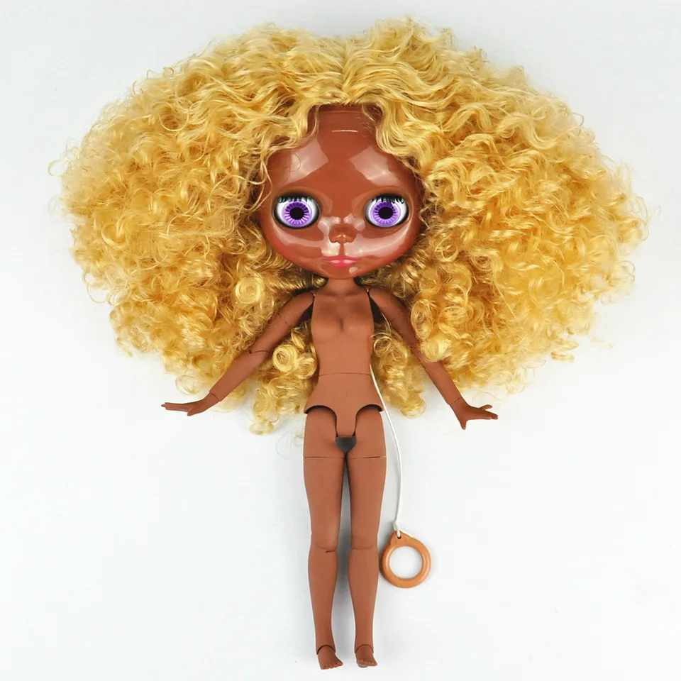 Hot Sale 30cm Blyth Bjd Doll Blonde Hair Joint Movable 1 6 Body