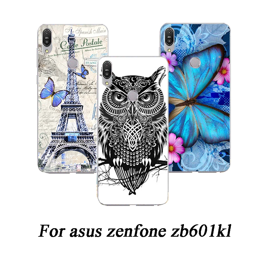 Новое поступление цветной чехол для Asus Zenfone Max Pro M1 ZB601KL силиконовая задняя крышка