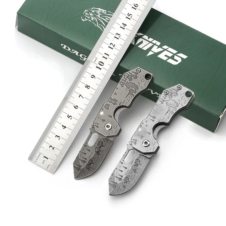 

Folding Pocket Knife 440 Stainless Steel Tactical Knife Outdoor Camping Hand Tool Hunting Credit Card Knife