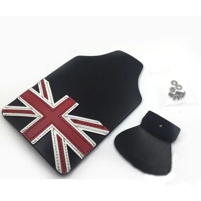 

Bike fender for brompton folding bike manual Leather mudguard front+rear British flag Mud accessories Bicycle Accessories