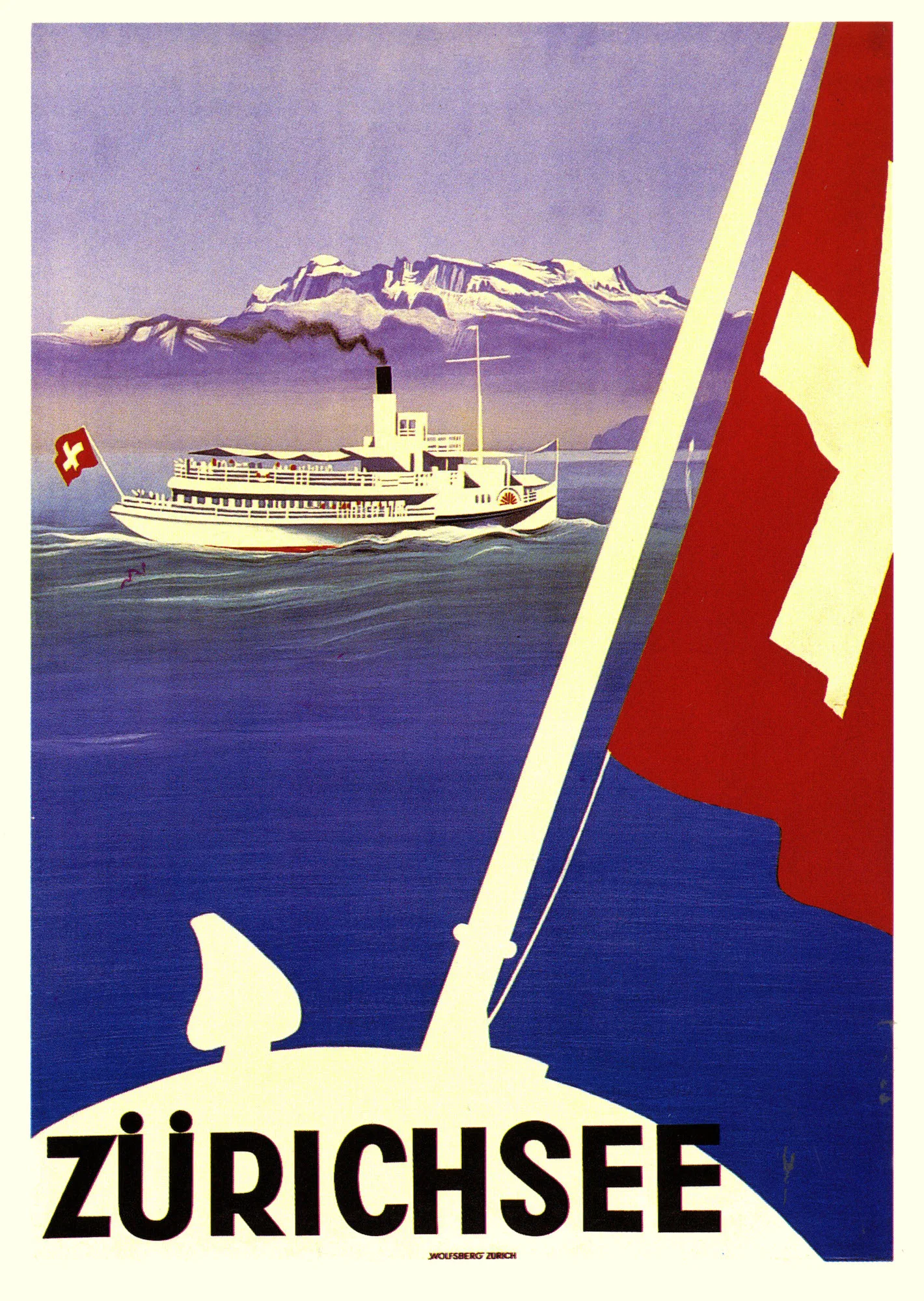 Винтажный рекламный плакат Швейцария Интерлакен классический холст картины винтажные настенные плакаты Наклейки домашний Декор подарок