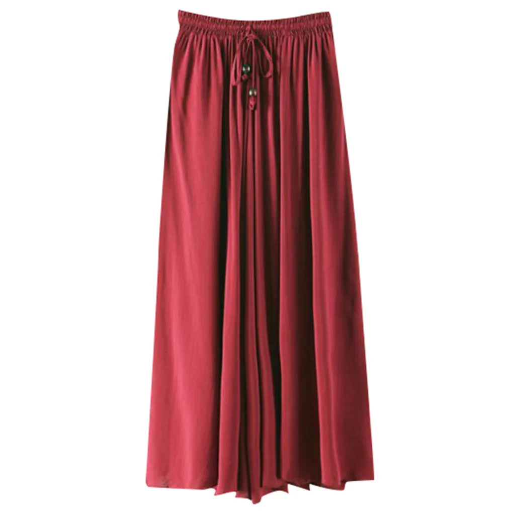 

JAYCOSIN Women Boho High Waist Skirt Summer Casual Beach Maxi Long Skirt Floral Skirt Trumpet Mermaid Princess Skirt hot June 25