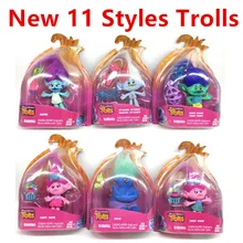 2016 New Trolls Dreamworks Movie Trolls Action Figure font b Toys b font Poppy Branch Kawaii