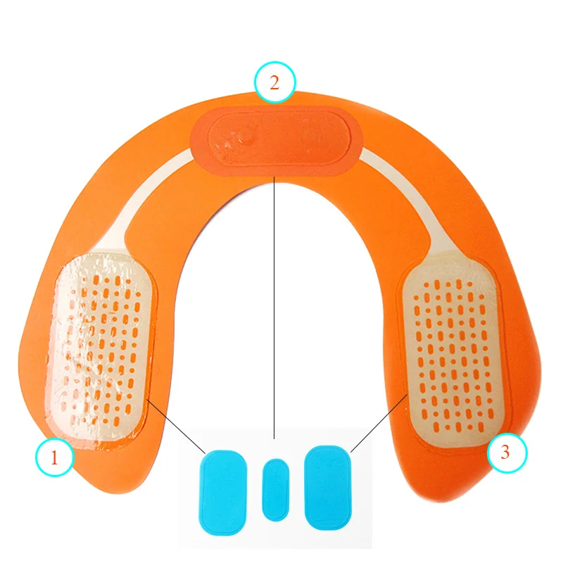 3 шт. Сменные гелевые подушечки бедра мышцы Запасные детали для тренажера массажер гелевая полоска стимулятор мышц Тренажер Pad аксессуары