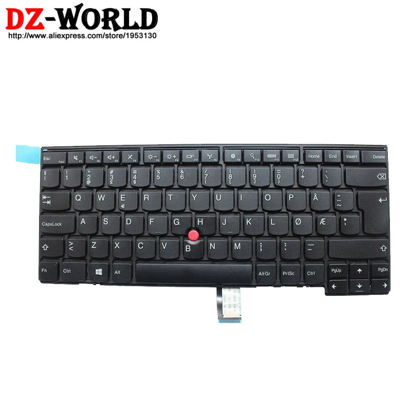 Новый оригинальный для Lenovo Thinkpad E431 E440 Клавиатура Teclado норвежская версия 04Y2746 04Y2783