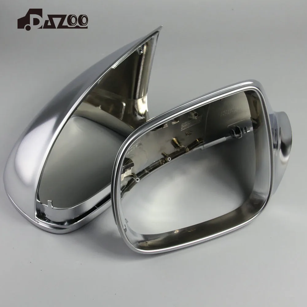 

DAZOO Chrome Matt Finish Rearview Mirror Case Door Wing Mirror Cover Cap For Q5(09/17) Q7(09/15)