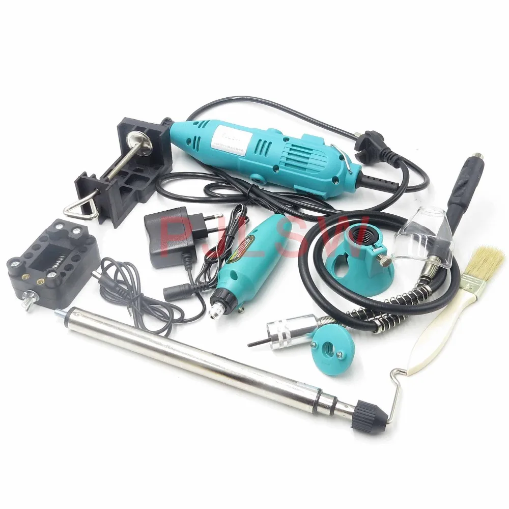 Goedkoop PJLSW 180w 350 I Kit combinatie tool elektrische grinder pak kleine jade carving machine polijstmachine slijpen machin