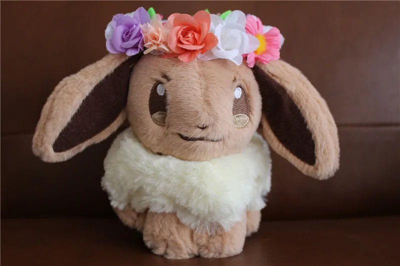 Новая аутентичная японская аниме игра Пикачу и Eievui Пасха Eevee " плюшевая кукла мягкая игрушка ограниченная плюшевая кукла игрушка