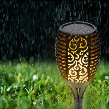 

Solar Flame Flickering Garden LED light IP65 outdoor solar tiki torch light Spotlights Landscape Decoration led Lamp
