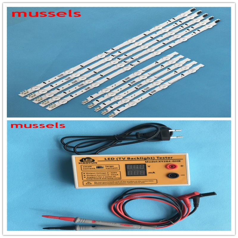 

LEDBacklight strip For UN40J6300 D4GE-400DCA-R1 D4GE-400DCB-R1 D4GE-400DCA-R2 R2 LH40DBEPLGC HG40AC690 10pcs and LED tester 1pcs