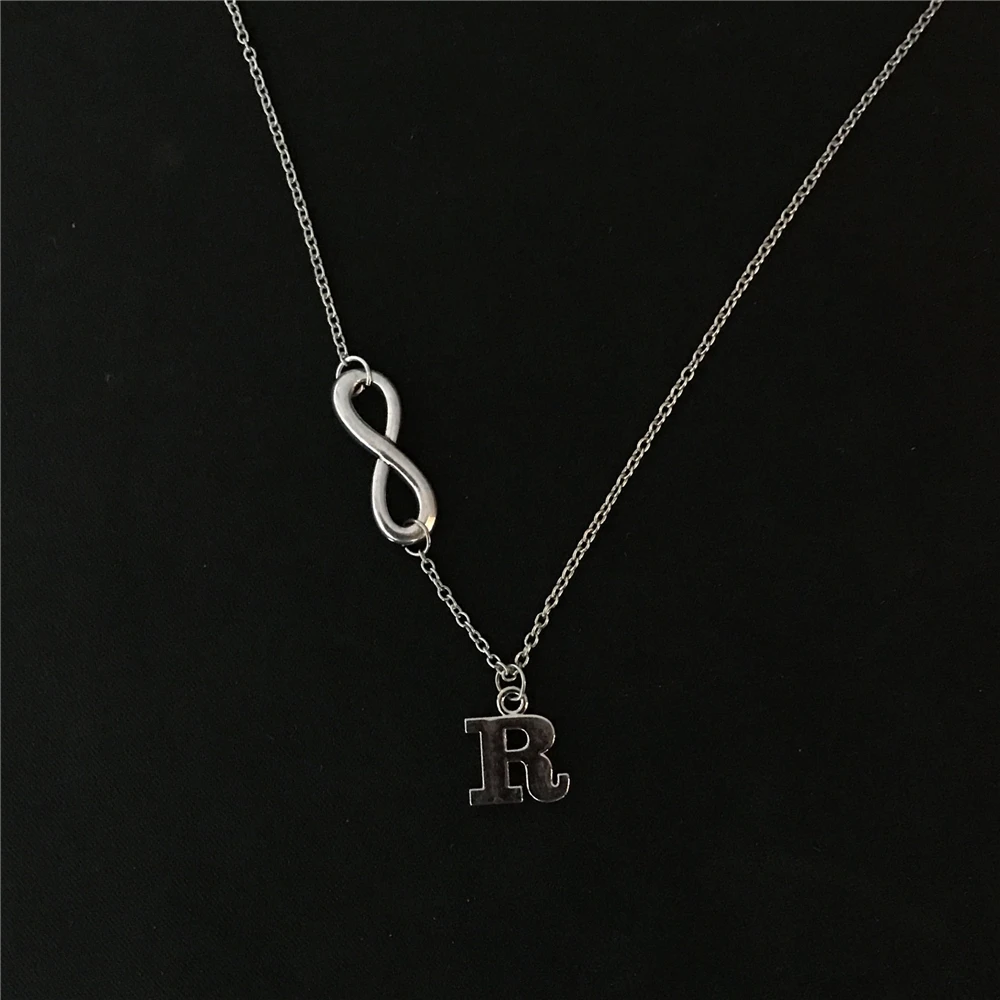 my shape Infinite Love Pendant Accessories Necklace For Women 26 Letter Charms For Jewelry